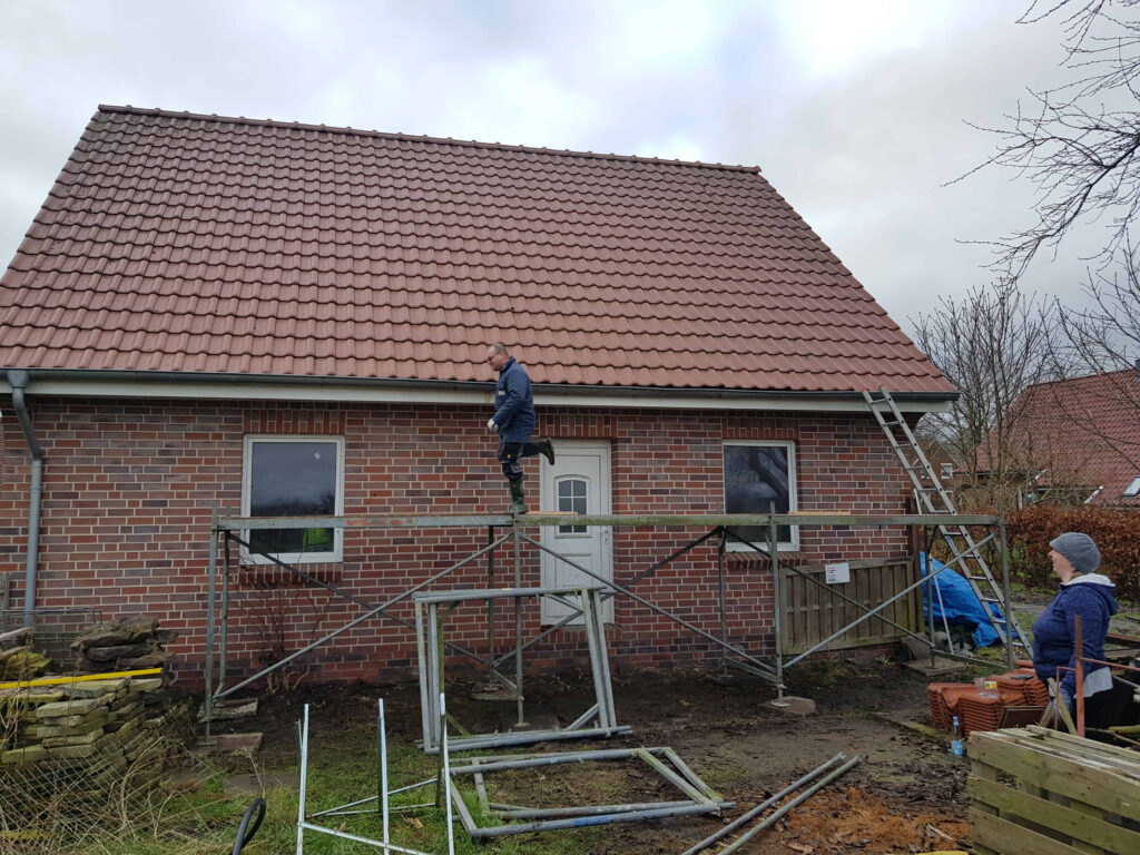 Eigenhandige verbouwing van vakantiewoning Canhusen in januari 2022