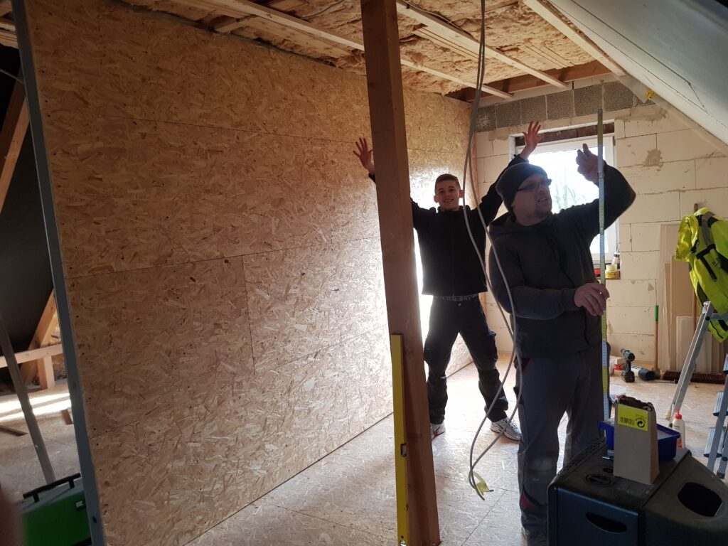 Eigenhandige verbouwing van vakantiewoning Canhusen in februari 2022