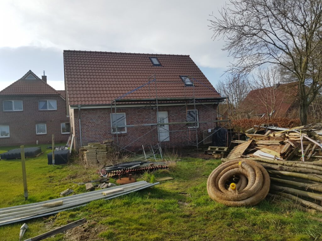Eigenhandige verbouwing van vakantiewoning Canhusen in februari 2022