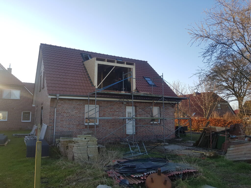 Eigenhandige verbouwing van vakantiewoning Canhusen in maart 2022