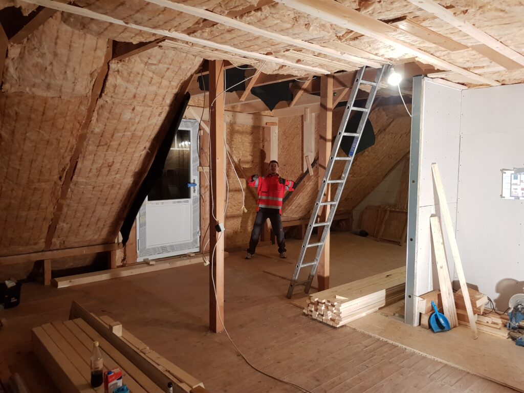 Eigenhandige verbouwing van vakantiewoning Canhusen in maart 2022