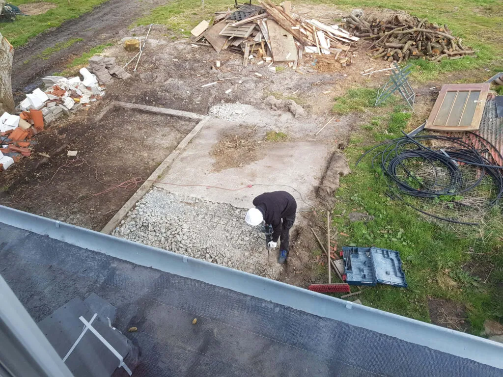 Umbau der Ferienwohnung Canhusen in Eigenleistung im April 2022