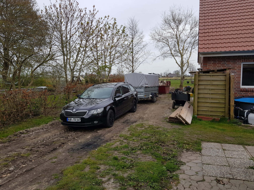 Eigenhandige verbouwing van vakantiewoning Canhusen in april 2022