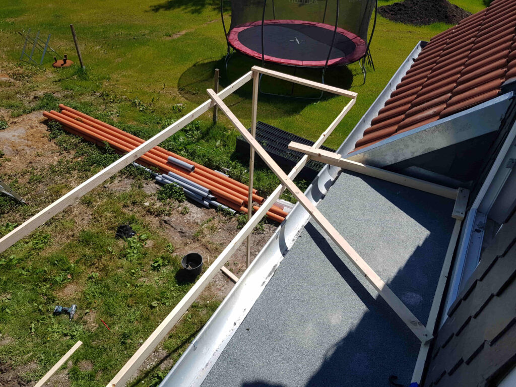 Eigenhandige verbouwing van vakantiewoning Canhusen in mei 2022