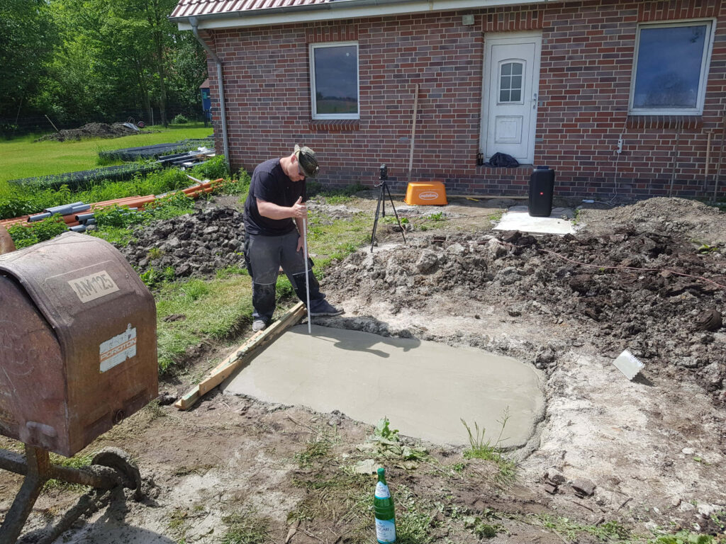 Eigenhandige verbouwing van vakantiewoning Canhusen in mei 2022