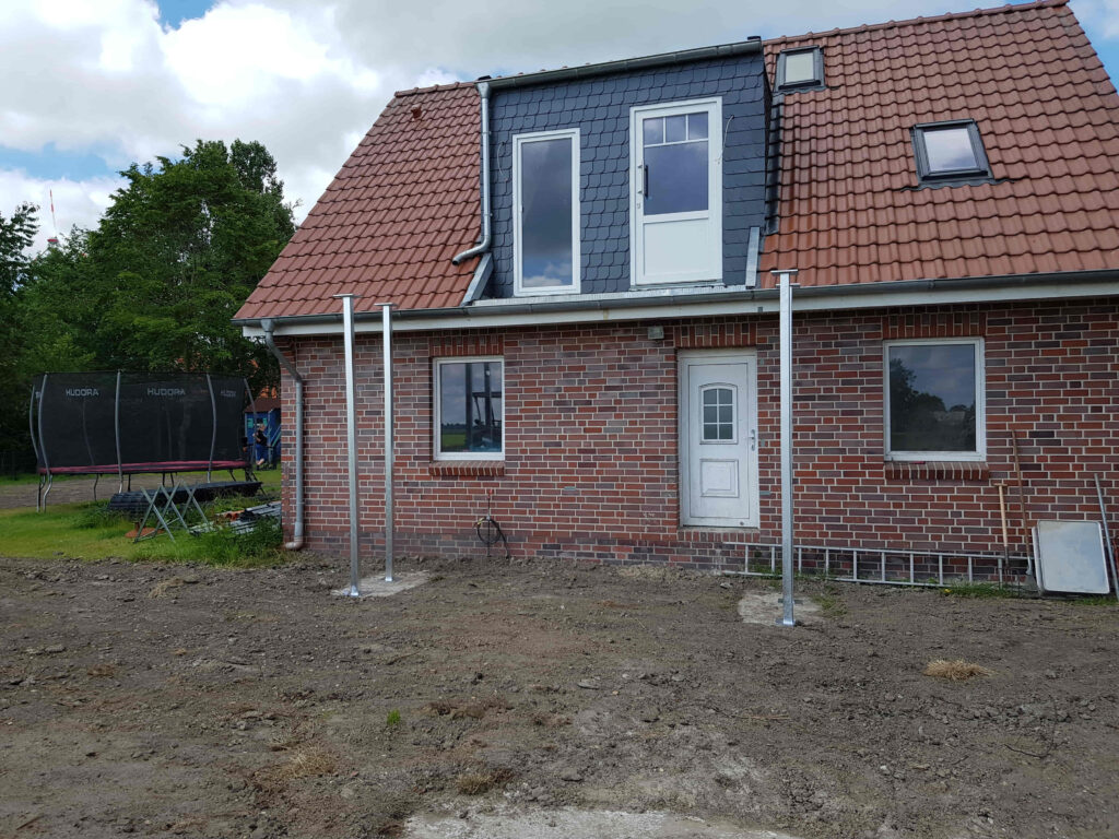 Eigenhandige verbouwing van vakantiewoning Canhusen in juni 2022