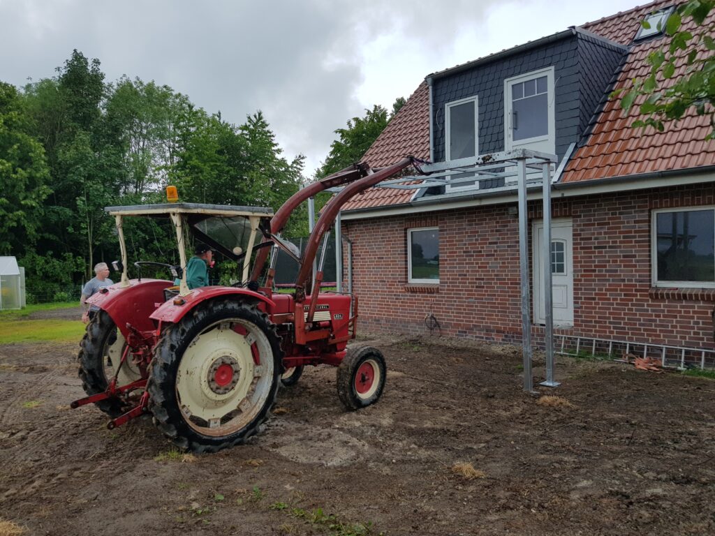 Eigenhandige verbouwing van vakantiewoning Canhusen in juni 2022