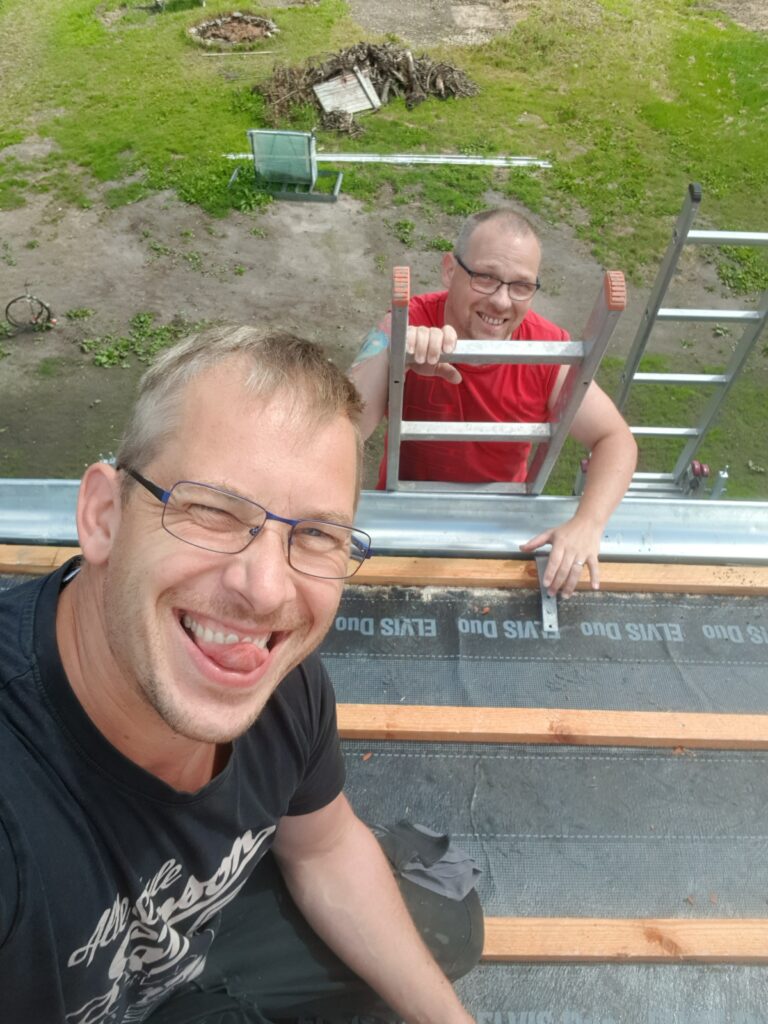 Eigenhandige verbouwing van vakantiewoning Canhusen in juli 2022