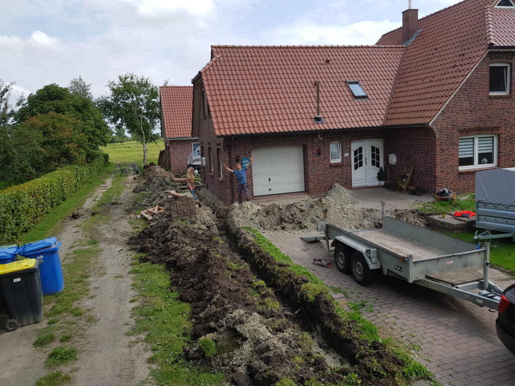 Eigenhandige verbouwing van vakantiewoning Canhusen in augustus 2022