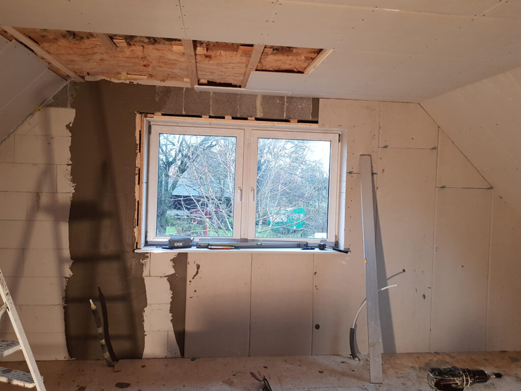 Eigenhandige verbouwing van vakantiewoning Canhusen in januari 2023