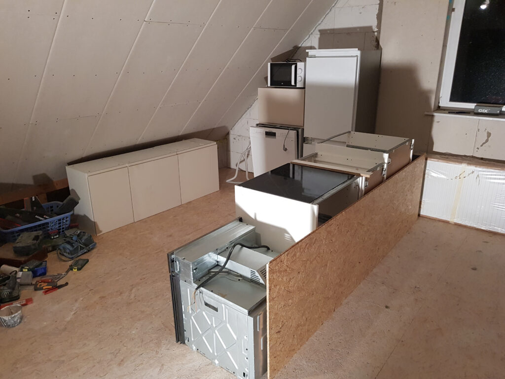 Eigenhandige verbouwing van vakantiewoning Canhusen in januari 2023