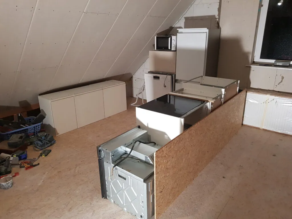 Umbau der Ferienwohnung Canhusen in Eigenleistung im Januar 2023