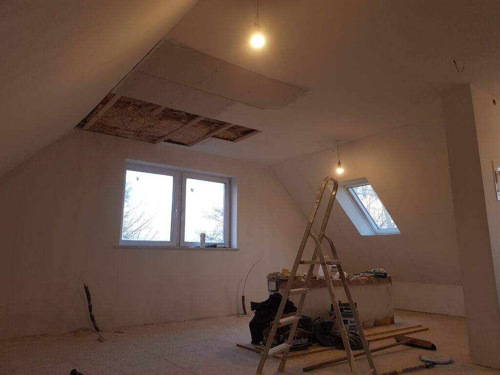 Eigenhandige verbouwing van vakantiewoning Canhusen in februari 2023