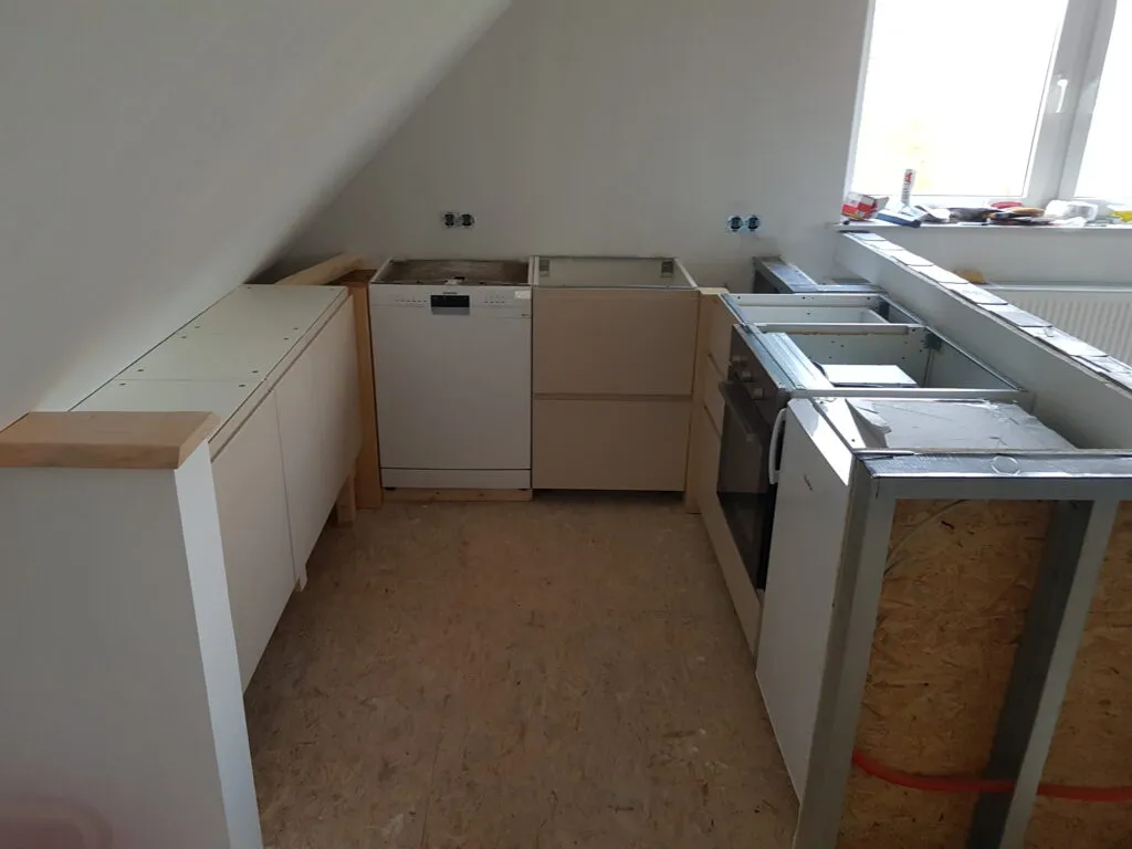 Umbau der Ferienwohnung Canhusen in Eigenleistung im April 2023