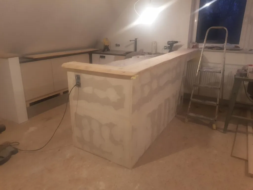 Umbau der Ferienwohnung Canhusen in Eigenleistung im April 2023