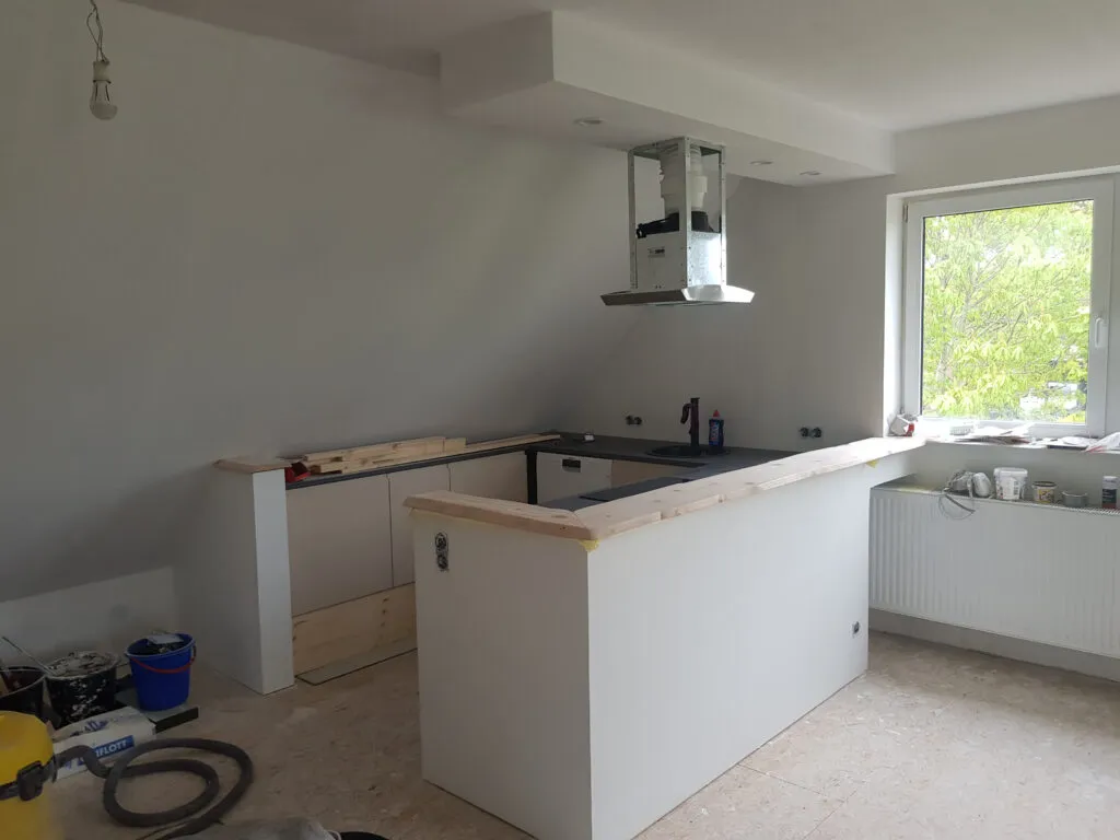 Umbau der Ferienwohnung Canhusen in Eigenleistung im April 2023