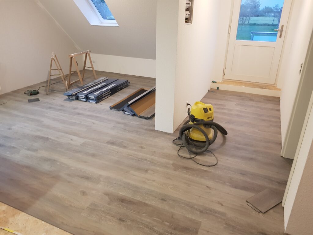 Eigenhandige verbouwing van vakantiewoning Canhusen in mei 2023