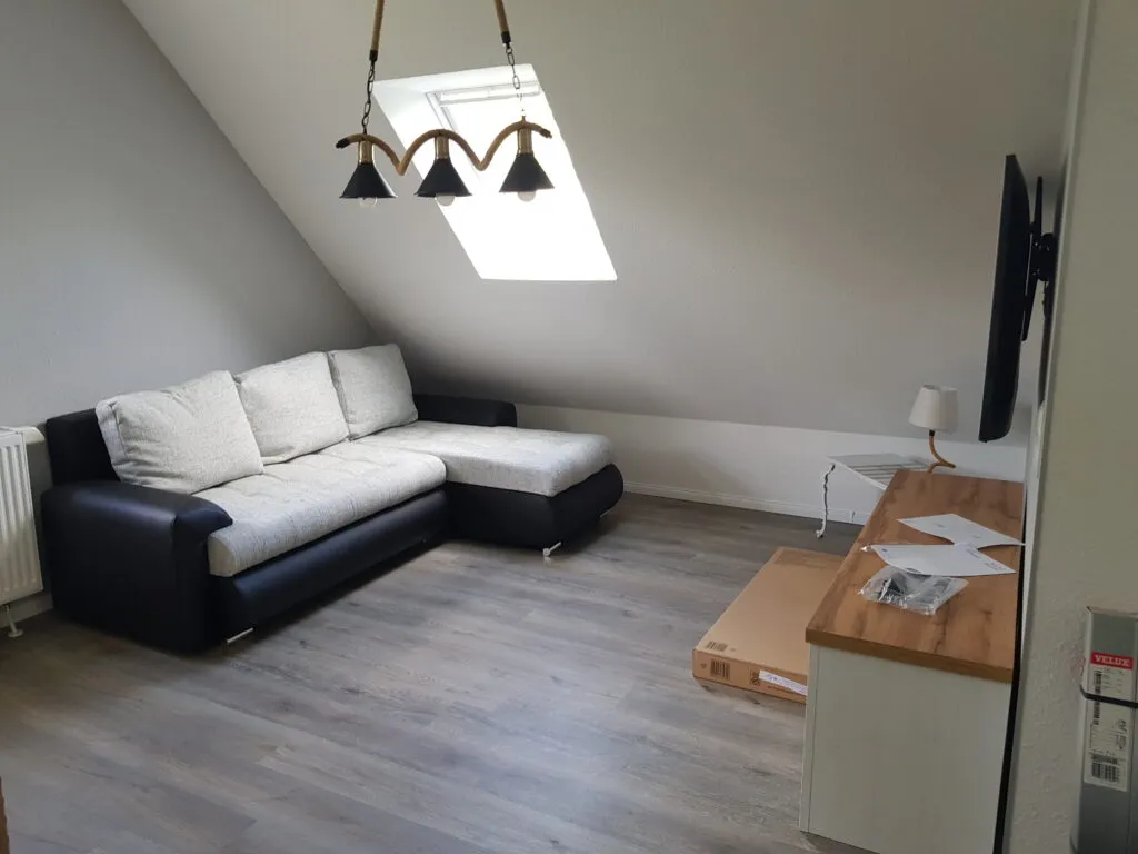 Umbau der Ferienwohnung Canhusen in Eigenleistung im Mai 2023