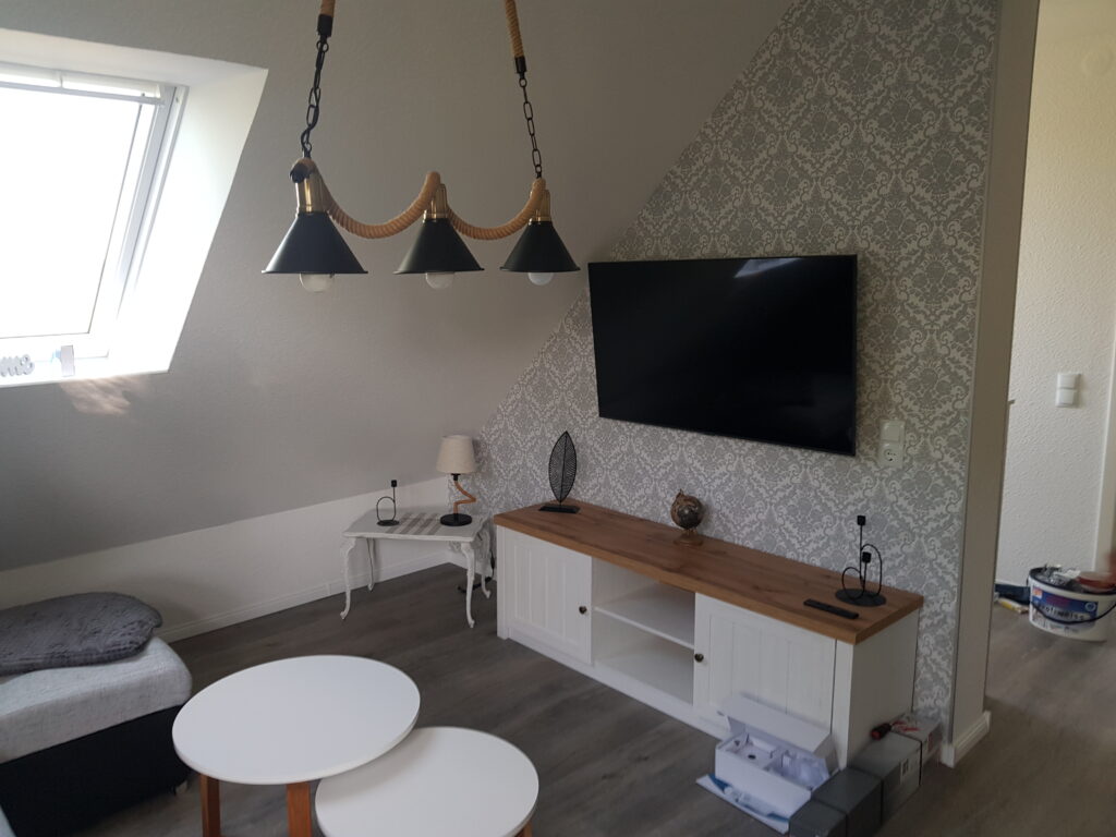 Eigenhandige verbouwing van vakantiewoning Canhusen in mei 2023