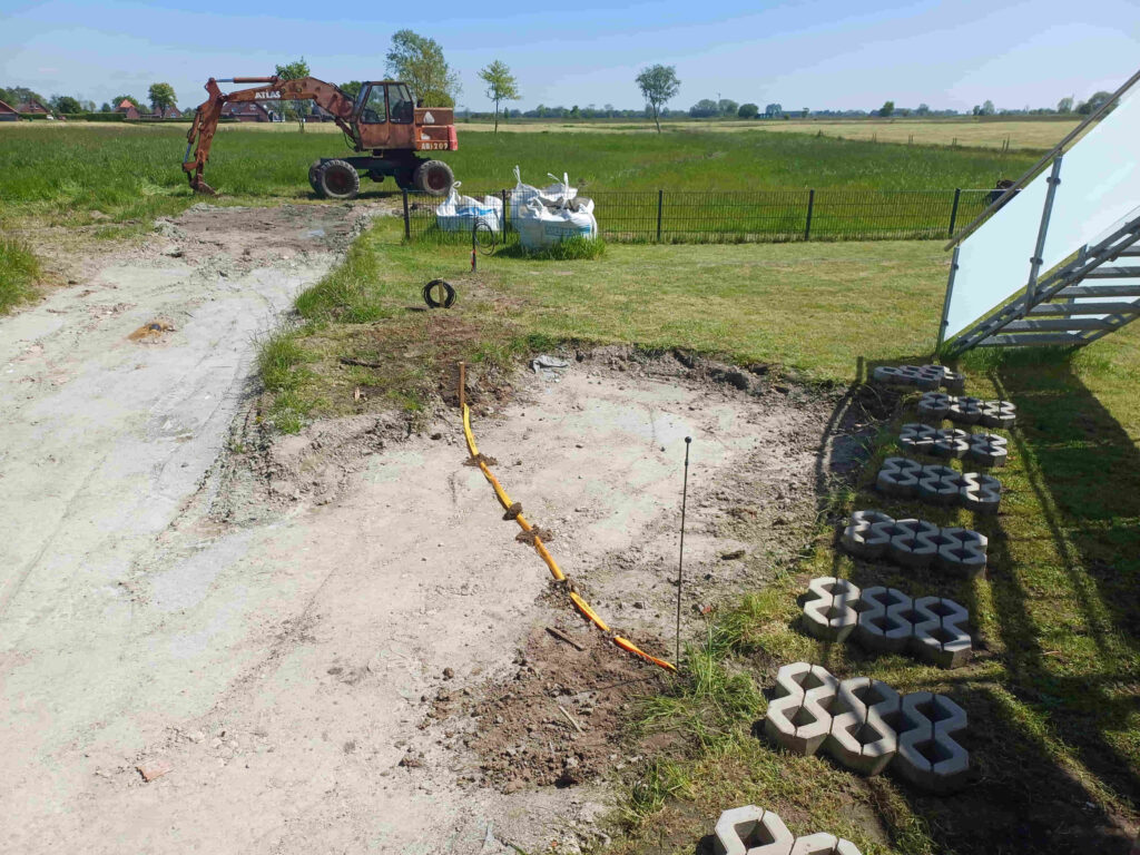 Eigenhandige verbouwing van vakantiewoning Canhusen in mei 2024